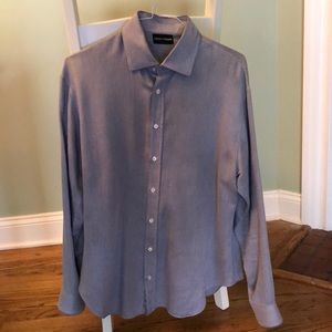 Emporio Armani grey dress shirt 17/43